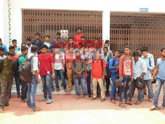 Over 100 Tripura youths couldn't sit in SSC exam due to negligence, arrogance of CPI-M Govt: resentment grips unemployed youths, State Govt in slumber Over 100 Tripura youths couldn't sit in SSC exam due to negligence, arrogance of CPI-M Govt: resentment grips unemployed youths, State Govt in slumber